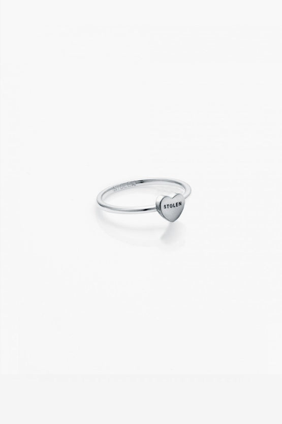 Stolen Girlfriends Club Baby Stolen Heart Ring -  Silver