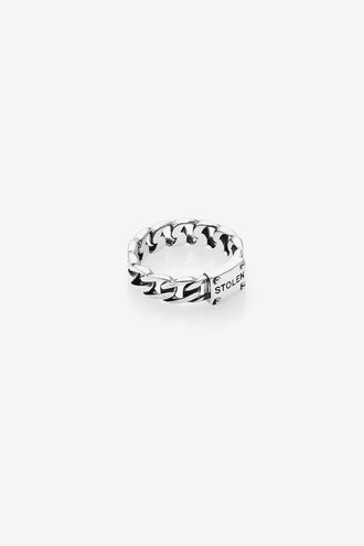 Stolen Girlfriends Club Curb Ring Slim - Silver