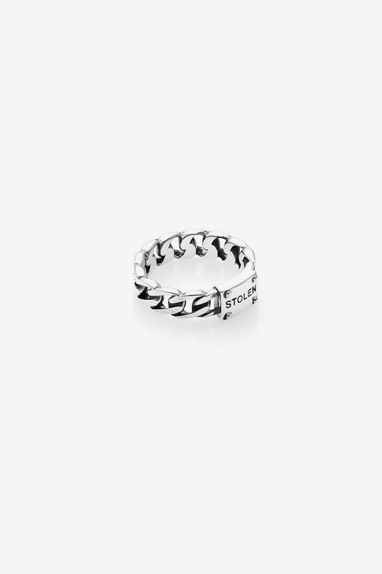 Stolen Girlfriends Club Curb Ring Slim - Silver