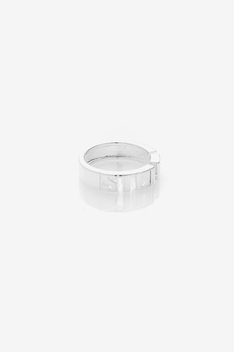Stolen Girlfriends Club Mini Stolen Block Ring - Silver