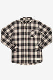 Just Another Fisherman Boatyard Shirt - Taupe Black Check
