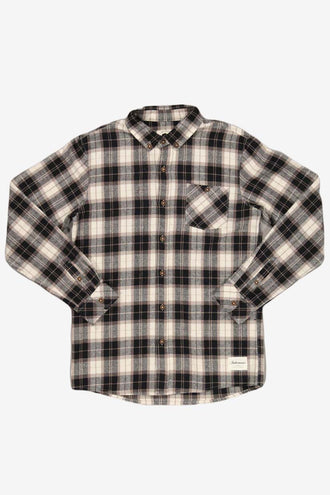 Just Another Fisherman Boatyard Shirt - Taupe Black Check