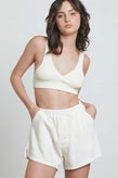 Bare By Charlie Holiday The Crop Top - Cream