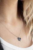 Stolen Girlfriends Club Crying Heart Necklace - Silver