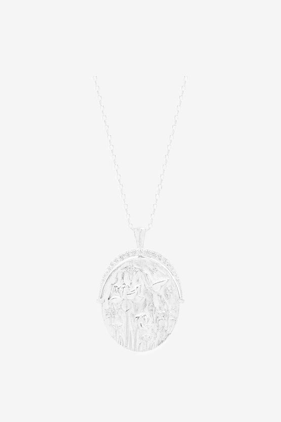 By Charlotte Everything You Are Is Enough Necklace Large - Silver
