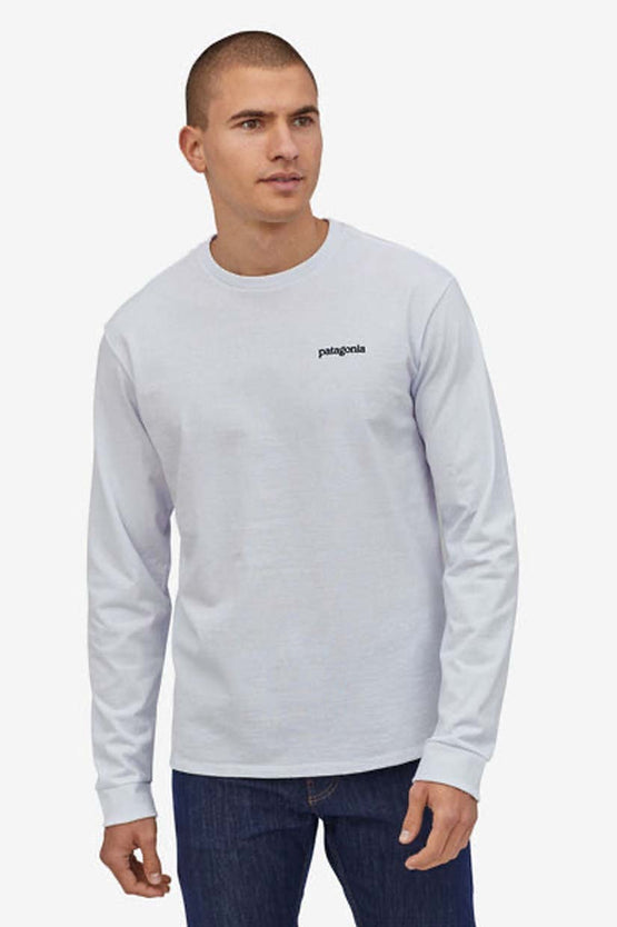 Patagonia L/S Fitz Roy Horizons Responsibili Tee - White