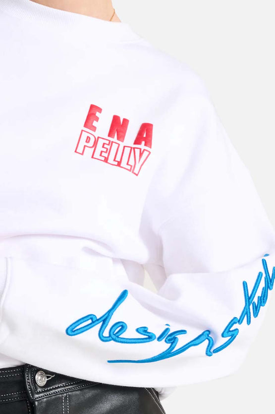 Ena Pelly New Future Sweater - Bright White
