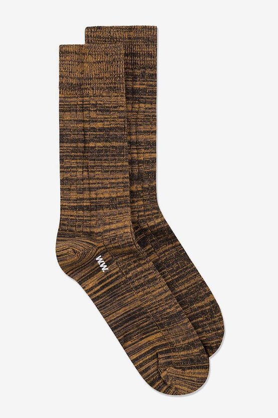 Wood Wood Jerry Twist Socks - Dark Brown