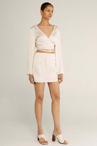 Third Form Last Dance Mini Skirt - Cream