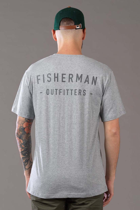 Just Another Fisherman Outfitters Tee - Grey Marle
