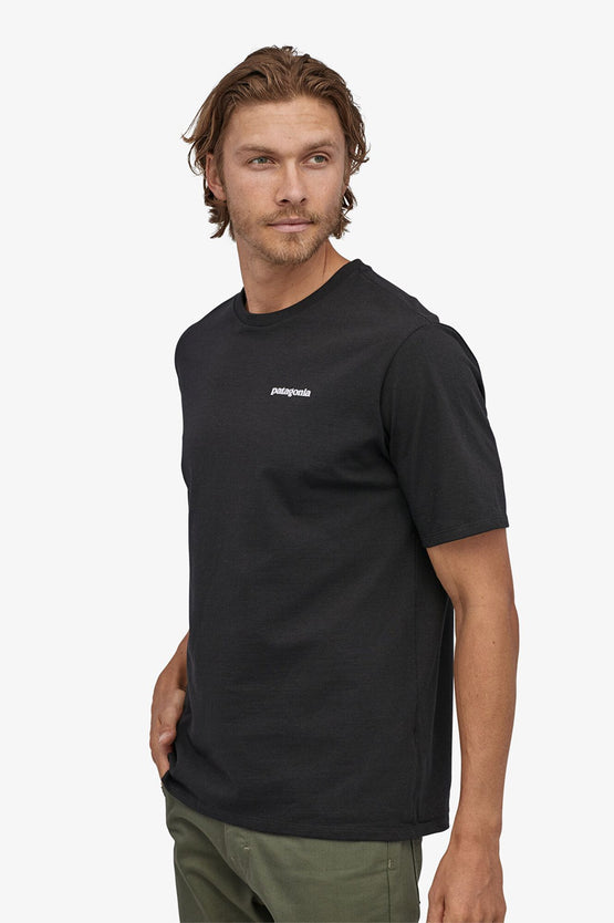 Patagonia P-6 Logo Responsibility Tee - Black