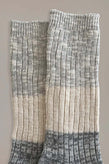 Just Another Fisherman Port Socks - Grey/Beige/DK