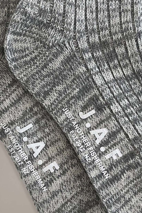 Just Another Fisherman Port Socks - Grey/Beige/DK