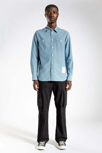 Norse Projects Silas Chambray Tab Series - Indigo