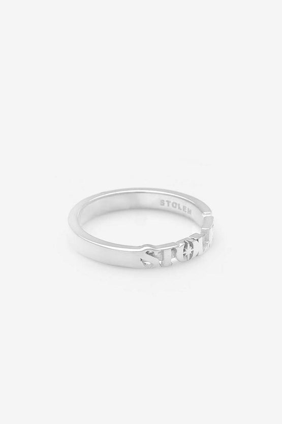 Stolen Girlfriends Club Stolen Serif Band - Silver