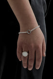 Stolen Girlfriends Club Text Logo Sovereign Ring - Silver
