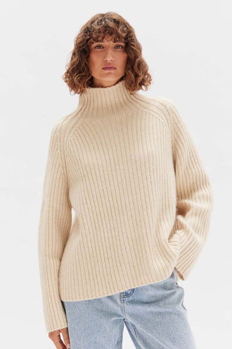 Assembly Wool Alpaca Knit - Natural