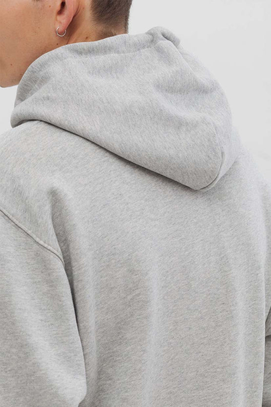 Norse Projects Arne Logo Hood - Light Grey