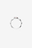 Stolen Girlfriends Club Band Of Hearts Ring - Rose Quartz
