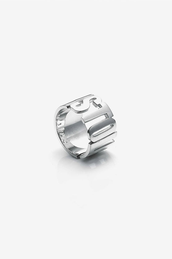 Stolen Girlfriends Club Stolen Band Ring - Silver