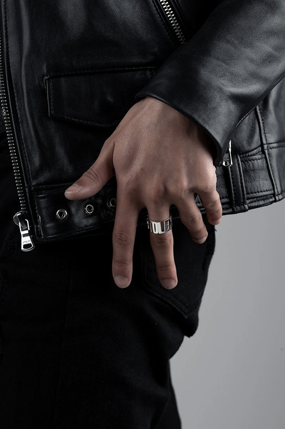 Stolen Girlfriends Club Stolen Band Ring - Silver