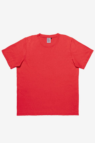 Buddy Classic Hemp Tee - Chilli Red