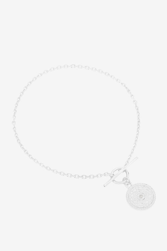 By Charlotte A Thousand Petals Fob Bracelet - Silver