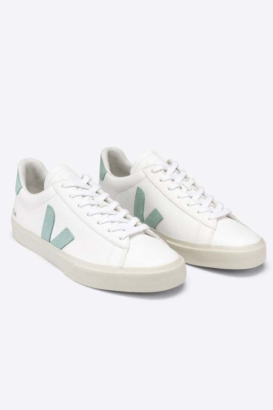 Veja Campo Chromefree Leather - White Matcha