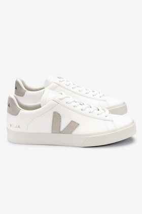 Veja Campo Leather Chromefree - White Natural