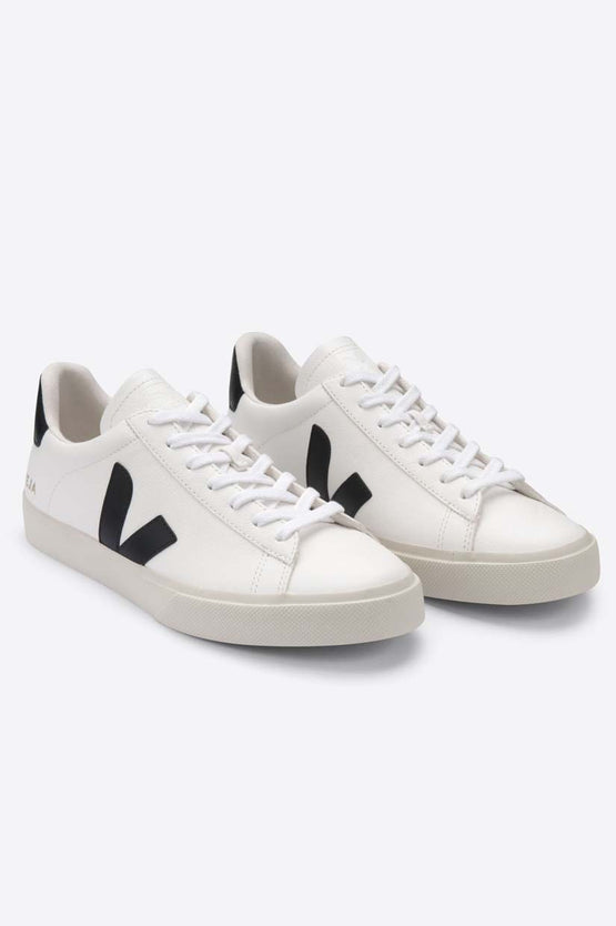 Veja Campo Chromefree Leather - White Black