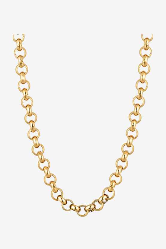 Porter Jewellery Chunky Belcher Necklace 45CM - Gold