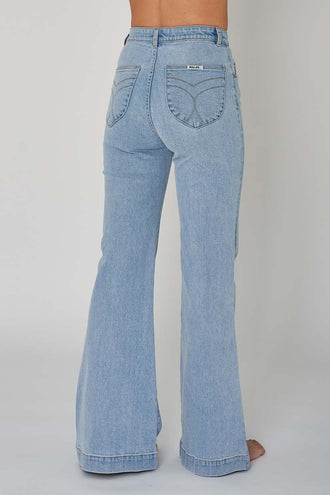 Rollas Eastcoast Flare - Cloud Blue Organic