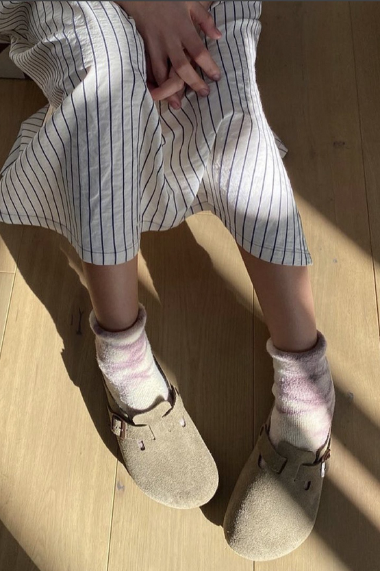 Le Bon Shoppe Cloud Socks - Mauve
