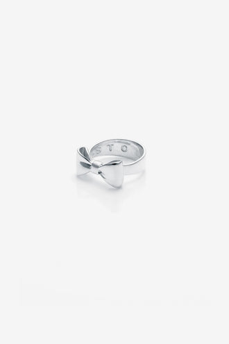 Stolen Girlfriends Club Bow Ring - Silver