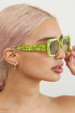 Lu Goldie Coco Sunglasses - Kiwi