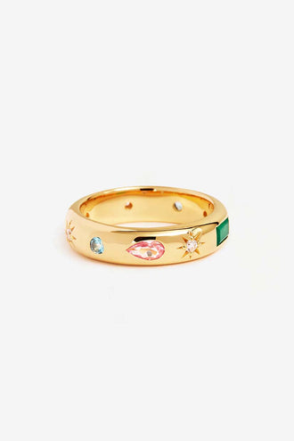 By Charlotte Connect To The Universe Ring - Gold