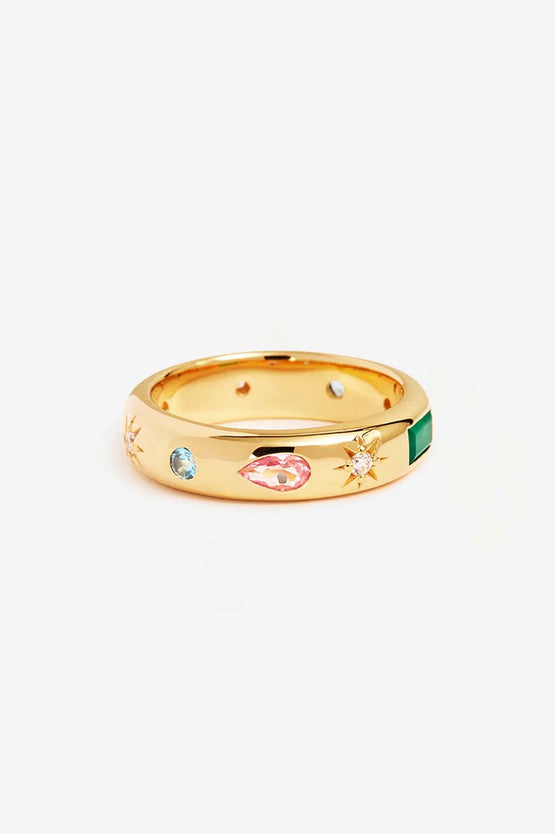 By Charlotte Connect To The Universe Ring - Gold