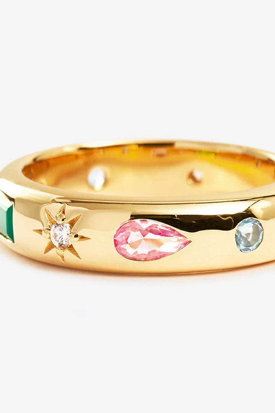 By Charlotte Connect To The Universe Ring - Gold