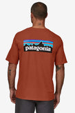 Patagonia P-6 Logo Responsibili Tee - Coral