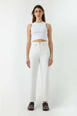 Neuw Jonesy Crop - White