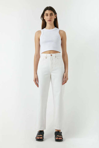 Neuw Jonesy Crop - White