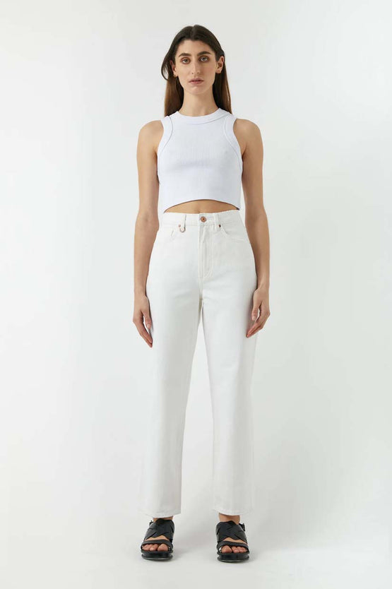 Neuw Jonesy Crop - White