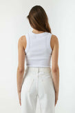 Neuw Jonesy Crop - White