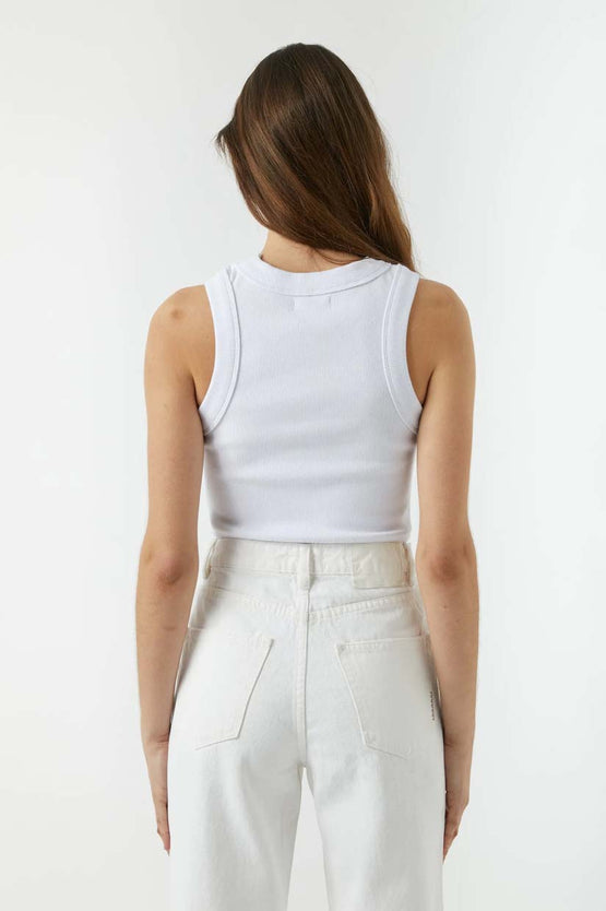 Neuw Jonesy Crop - White