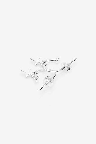 Stolen Girlfriends Club Stolen Cross Anchor Sleeper - Silver