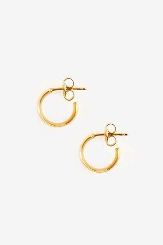 La Tribe Curl Hoop Medium - Gold