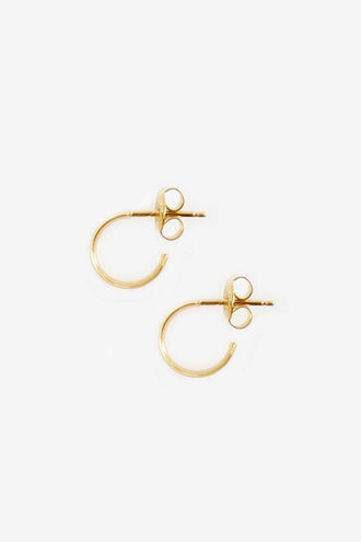 La Tribe Curl Hoop Small - Gold