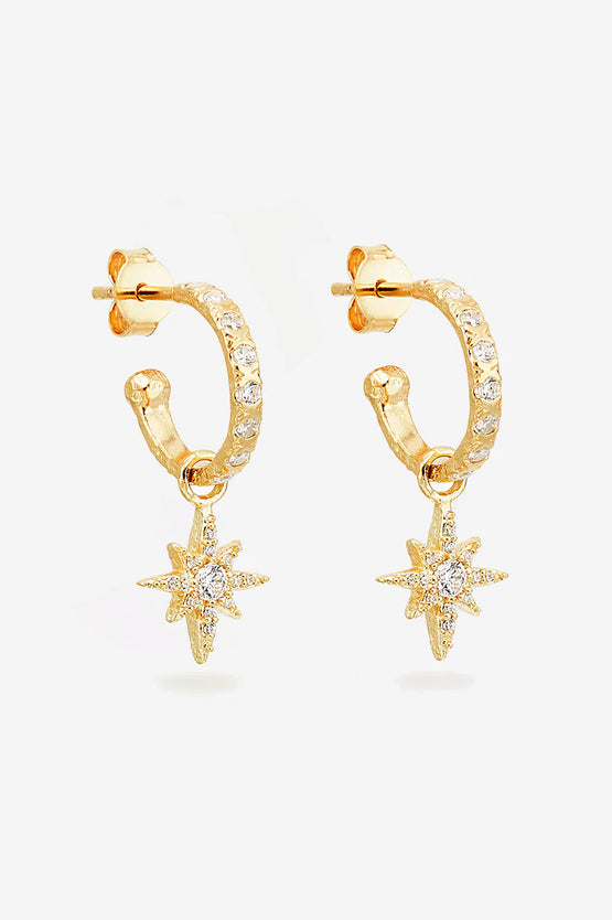 By Charlotte Dancing In Starlight Hoops - Gold