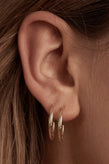 By Charlotte Devotion Hoops - Silver