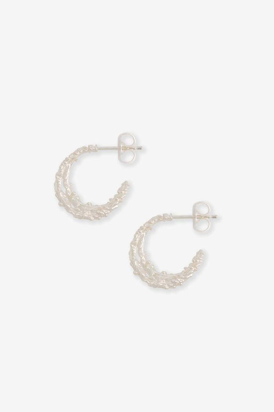 La Tribe Double Ivy Hoop - Silver